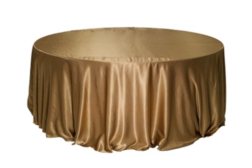 Gold Satin 3.2m Round